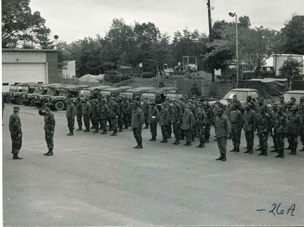 While the reservists of 5th PSYOP Group were “part-time” soldiers, the men and women of the group had to act like soldiers and participate in military activities, such as morning assembly and evening retreat ceremonies. 