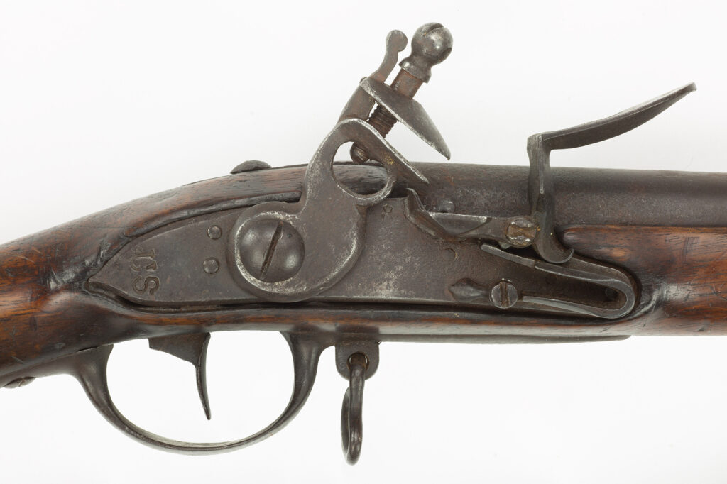 This Model 1728 Charleville is currently on display in the National Museum of the United States Army’s Founding the Nation Gallery. The Model 1728 was the second version of Charleville following its introduction and standardization with the French Army in 1717. (National Museum of the United States Army)